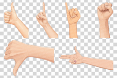 Hand gesture | Cartoon PNG Clipart Sign Pose Thumb Up Finger Product Image 2