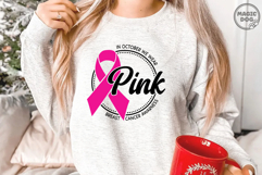 In October We Wear Pink|Breast Cancer Awareness|Pink Ribbon Product Image 2