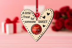 Sweet Vanlentine Treat Candy Holder Love Gift Laser Heart Product Image 3