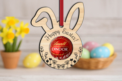 Easter Candy Holder Bunny Ears SVG Laser Gift Present Kids Product Image 2
