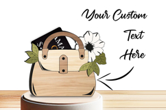 Mother&#039;s Day Gift Card Holder Fashion Hand Bag SVG Laser Product Image 2