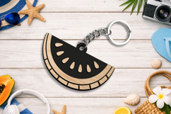 Summer Gift Her Keychain Laser Present SVG Season Accessory Product Image 2