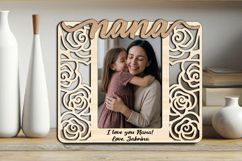 SVG Nana Girl Appreciation Photo Frame Picture Laser Gift Product Image 2
