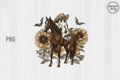 Cow Print Ghost|Western Halloween Cowboy|Sunflower Fall Product Image 2