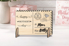 Happy Mother's Day SVG Post Card Gift Laser Present Grandma Product Image 2