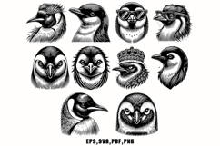 40 Penguin SVG Vector Bundle Product Image 2