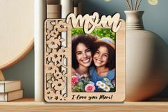 Cherry Blossom SVG Mother Daughter Frame Photo Picture Gift Product Image 2