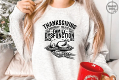Thanksgiving Family Dysfunction Turkey|Family Reunion SVG Product Image 2