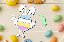 SVG Egg Chicken Wings Easter Puzzle Kid Game Laser Child Product Image 2