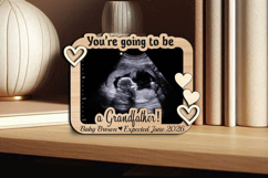 You are going to be Grandfather SVG Baby Ultrasound Sonogram Product Image 2