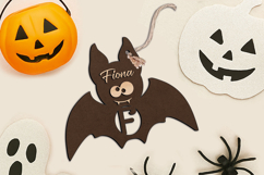 SVG Halloween Letter F Tag Laser Alphabet Ornament Monogram Product Image 2