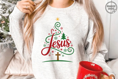 Jesus Christmas Tree|Faith Holiday|Christian Christmas Product Image 2