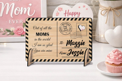 Classic Post Card Happy Mother's Day Gift SVG Laser Grandma Product Image 2
