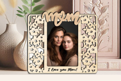 SVG Mother Daughter Frame Photo Cherry Blossom Picture Gift Product Image 2