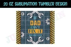 20oz Sublimation Tumbler Design | Dad Fix It Tumbler Design Product Image 2