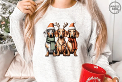 Dachshund Christmas|Wiener Dog Santa Hat|Sausage Dog Xmas Product Image 2