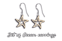 Starfish Gift SVG Earring Seashell Maritime Laser Ocean Set Product Image 1