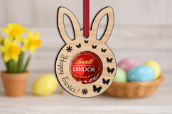 SVG Bonbon Child Easter Candy Holder Bunny Ears Laser Gift Product Image 2