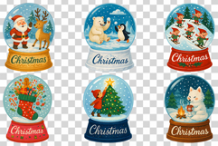 Christmas Vintage Stamps | Santa reindeer elf snowman bell Product Image 2