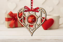 Laser Cute Love Heart Candy Holder SVG Valentine Day Gift Product Image 2