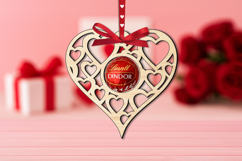 Love Pattern Heart Candy Holder Laser SVG Valentine Day Gift Product Image 2