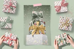 10 CHRISTMAS SEAMLESS PATTERNS | PNG JPG EPS SVG Product Image 5