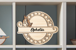 Letter O SVG Design Alphabet Ocean Laser Mermaid Maritime Product Image 3