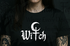 Witch Lilith Symbol SVG | Dark Feminine Witch Product Image 1