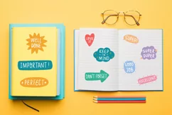26 PLANNER & ORGANIZER stickers EPS / PNG / JPG Product Image 2