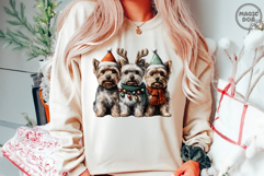 Yorkie Christmas|Yorkshire Terrier Holiday|Christmas Dog PNG Product Image 2