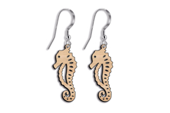 Seahorse SVG Maritime Earrings Laser Gift Ocean Beach Sea Product Image 2