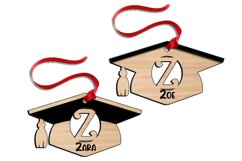 SVG Letter Z Laser Cut Graduation Ornament School Academy Product Image 3