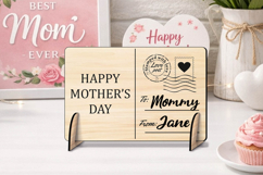 Post Card SVG Happy Mother's Day Gift Laser Present Grandma Product Image 2