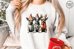 Chihuahua Christmas|Chihuahua Dog with Santa Hat|Dog Mom Product Image 2