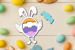 Laser Chicken Blocks Easter Puzzle SVG Kid Egg Game Child Product Image 2