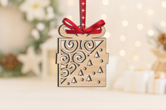 SVG Christmas Gift Design Ornament Laser Holiday Home Decor Product Image 2