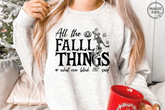 All The Fall Things|Funny Blink 182 Halloween|Fall Skeleton Product Image 2
