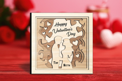 SVG Valentine&#039;s Day Shadowbox Love Romantic Laser Paper Cut Product Image 3