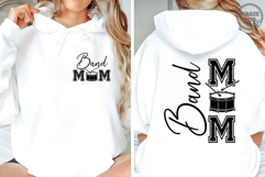 Band Mom Marching Band|Drumline Mom|School Spirit Mom SVG Product Image 2