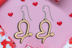 SVG Love Butterfly Earrings Valentine Laser Romantic Gift Product Image 2