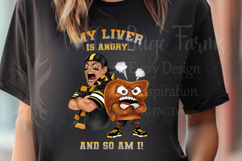 Funny Football Fan drinking Shirt black and gold png Product Image 2