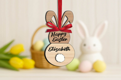 Easter Gift Money Holder SVG Bunny Ears Laser Present Home Product Image 2
