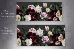 Garden Flowers Mug Wrap. Floral Mug Sublimation. 11&amp;15 oz Product Image 2