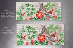 Vintage Flowers and Birds Mug Sublimation 11oz &amp; 15oz Product Image 2