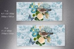 Vintage Flowers Mug Sublimation Bundle | 11oz &amp; 15oz Wrap Product Image 9