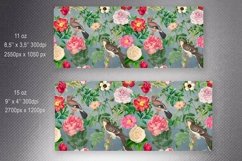 Flower Mug Sublimation | Vintage Floral Mug Wrap 11oz &amp; 15oz Product Image 2