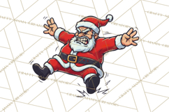 Mad Santa PNG Files | Funny Christmas PNG | Sublimation Product Image 3