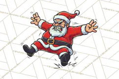 Mad Santa PNG Files | Funny Christmas PNG | Sublimation Product Image 3