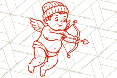 Kids Valentine SVG | Cupid Design | Love PNG Product Image 3