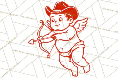 Kids Valentine SVG | Cupid Design | Love PNG Product Image 4
